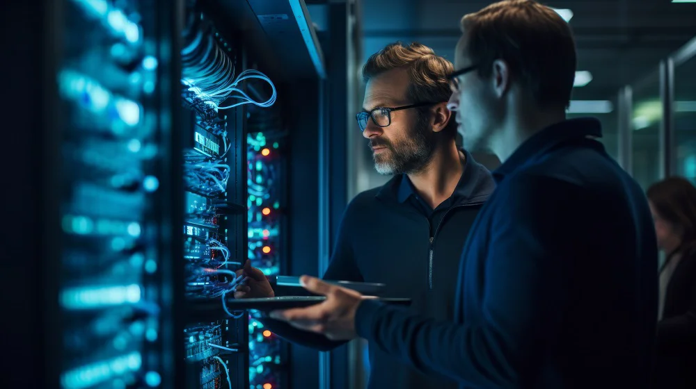 Diagramme des composants d’une ingénierie infrastructure réseau IT