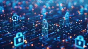 Vue illustrée de cybersécurité et pratiques informatiques sécurisées pour entreprises