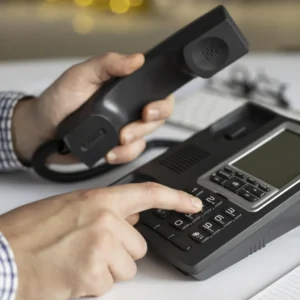 standard téléphonique IP connecté au réseau internet